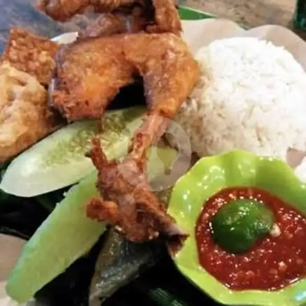 Nasi Tempong Ayam+Tempe+Tahu | Masakan Khas Banyuwangi Cak Arif, Karimata Jember
