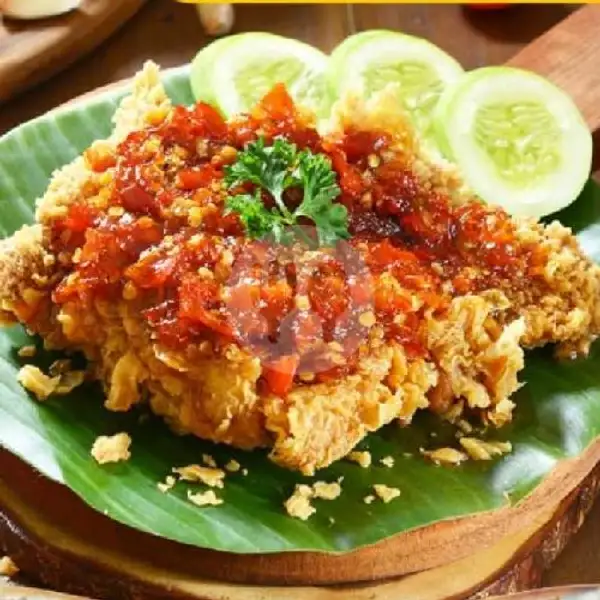 Ayam Geprek Tanpa Nasi | Es Teler Meleleh, Tukad Badung