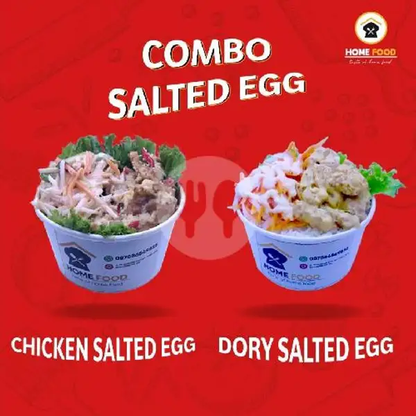 COMBO, Chicken Dan Dory Salted Egg | Home Food, Cipondoh