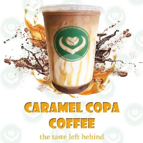 Caramel Copa Coffee (Large) | Aftertaste Coffee Shop