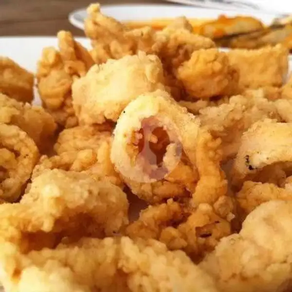 Cumi goreng Tepung+Nasi | Seafood 48 NaufaL