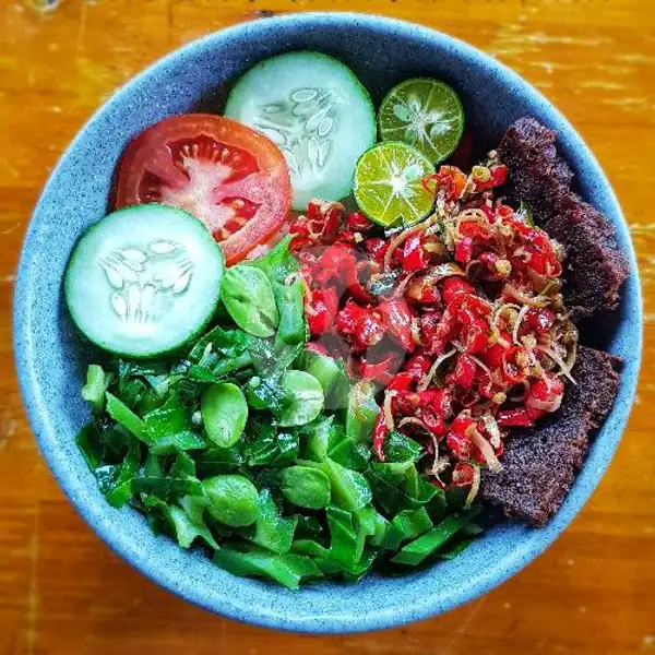 Rice Bowl Dendeng Jamur Matah | Cafe Adek Vegetarian, Komplek Griya Mas