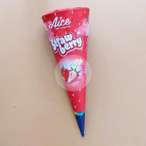 Strawberry Cone | Ice Cream AICE & Glico Wings, H Hasan