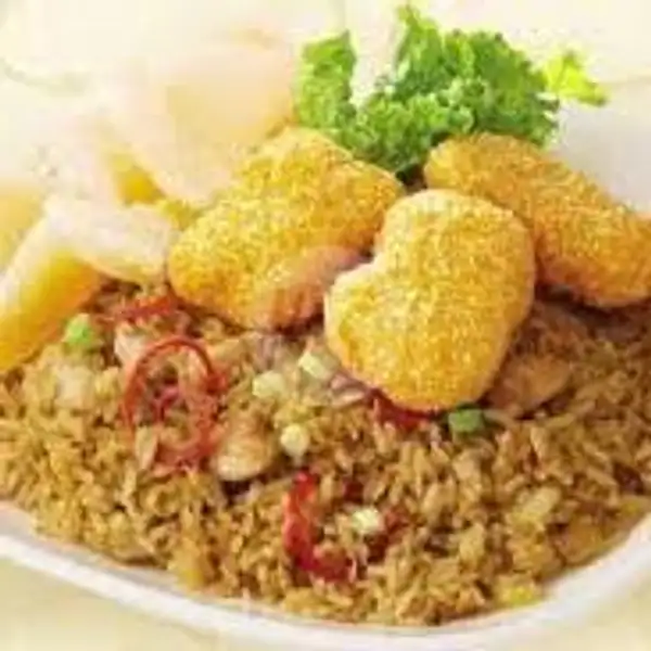 Nasi Goreng Nugget + Sosis + Baso | Nasi Goreng Kumis(Bah Ahur)