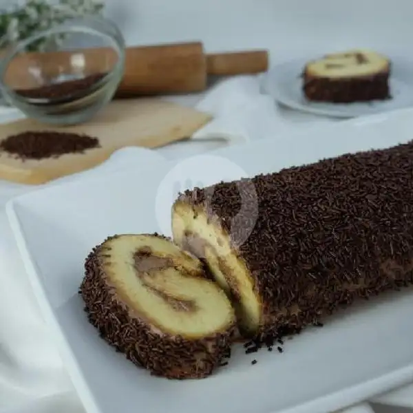 Roll Cake Coklat | Kue Lapis Talas Dan Bolu, Pekayon
