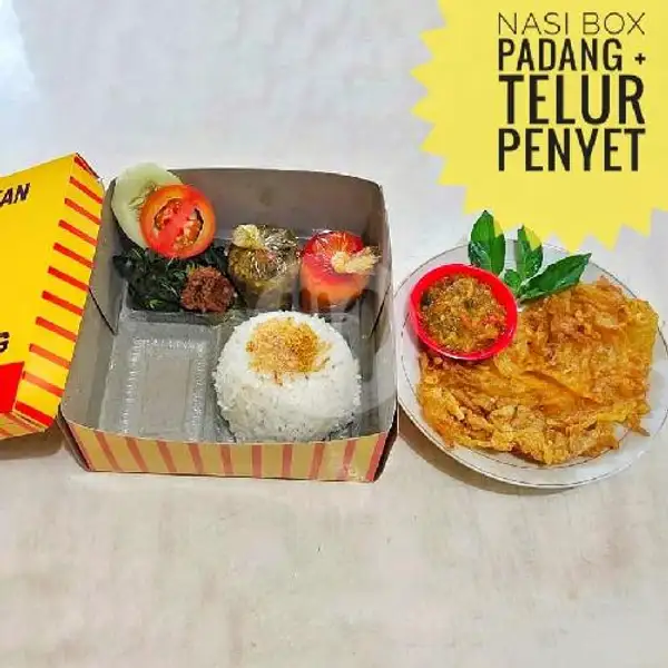 Nasi bok Padang+ Telur Penyet | Padang Murah