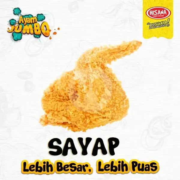 Sayap Jumbo Crispy | Hisana Fried Chicken, Srengseng 1