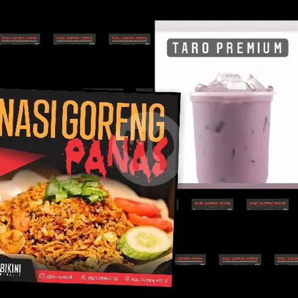 Paket Nasgor Reg + Taro Premium | Nasi Goreng Panas, Subang Kota