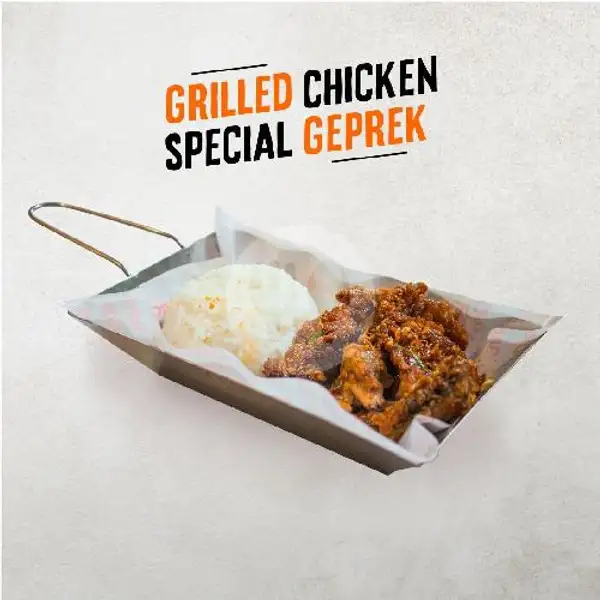 Grilled Special Chicken Geprek M | Chicken Crush, Cilacap