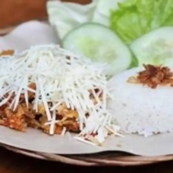 Paket Nasi Ayam Geprek Keju + Es Teh | Pop Ice & Takoyaki Ruby, Tegalsari