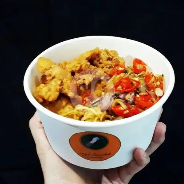 Indomie Goreng Geprek  Kulit Ayam Krispy | Athaya Food(Mie Ayam Geprek), Tlogosari Wetan, Semarang