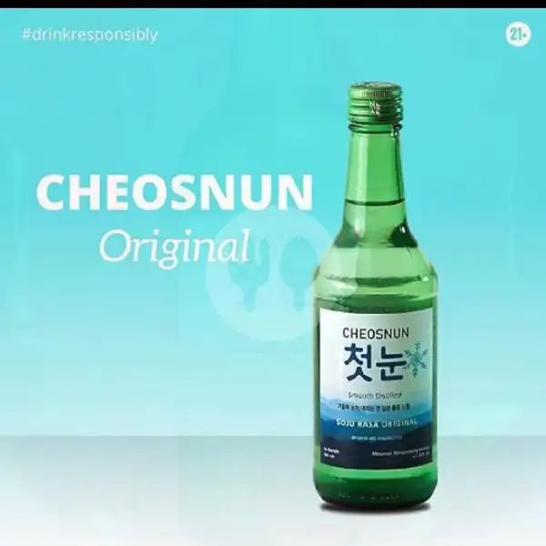 Soju Cheosnun Original + Free Yakult | Arnes Beer Snack Anggur & Soju