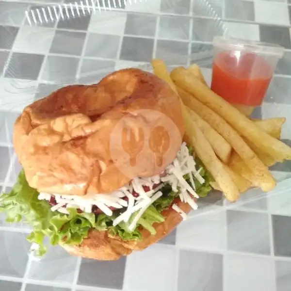 Burger Large Komplit | Makan Mie GCC