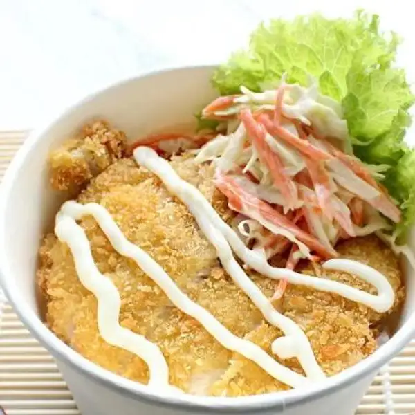 Rice Bowl Chiken Katsu Saus Mayo Jumbo | Nyam Nyam Kitchen