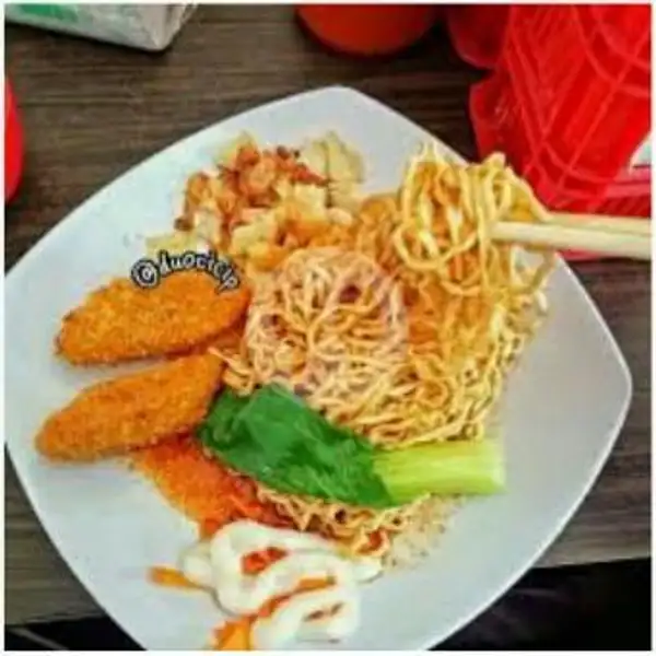 Mie Goreng Indomie Shrimp Roll | Salky Bento