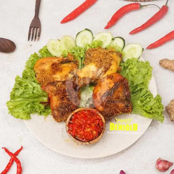 Ayam Goreng Lengkuas Deniolo 1 Ekor (2 Paha Besar + 2 Dada Besar) | Dendeng Deniolo, Penggilingan