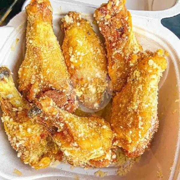 Chicken Wings With Garlic And Cheese Large | Brillotus, Tandes