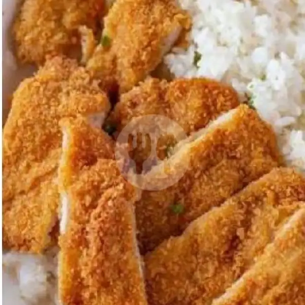 Nasi Chicken Katsu Aja+Sambal | Telur Geprek Sarweng Bandung, Tubagus Ismail Dalam