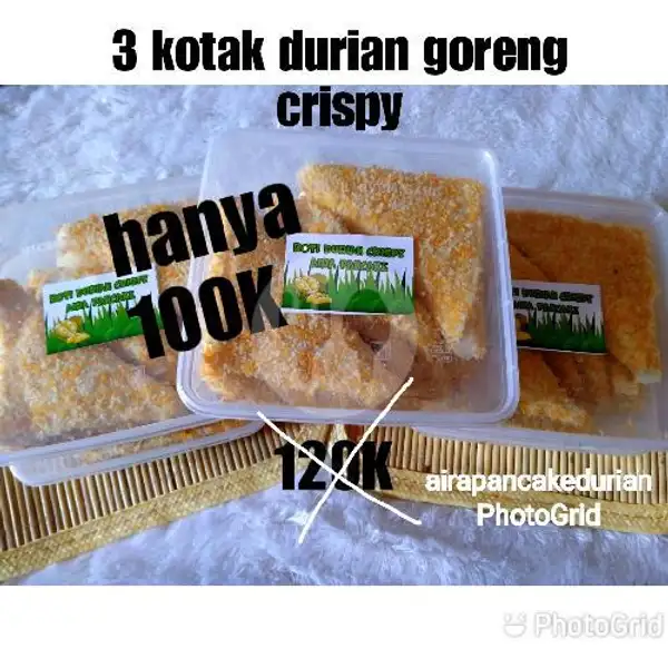 Promo Durian Crispy frozen | Aira Pancake Durian, Kampung Sumur