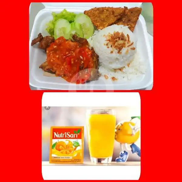 Paket Nutrisari, Nasi Ayam Goreng Batokok | Teh Talua Pak Datuak, Elang
