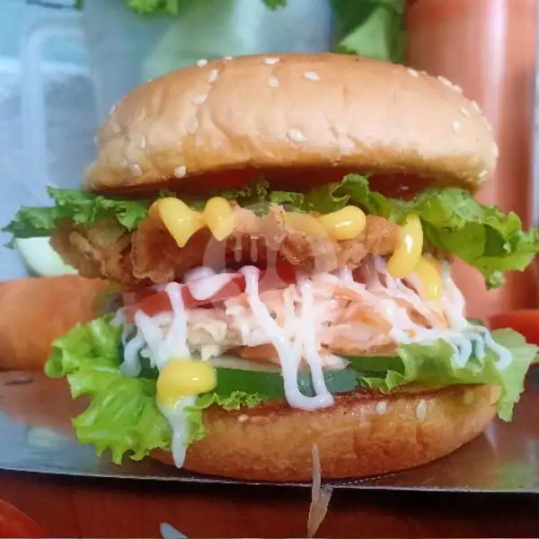 Burger Chicken Crispy | Your Kitchen ( Burger + Hot Dog ), Ambarawa