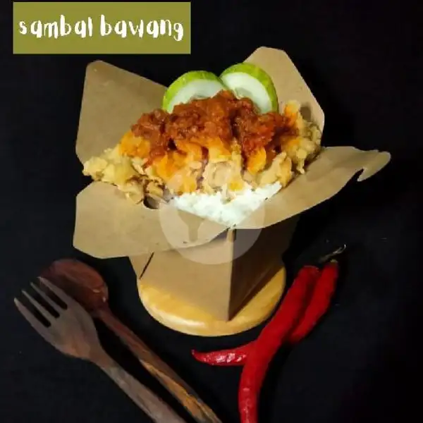 SAMBAL BAWANG Chicken Rice Box | Steak-ku, Tandes