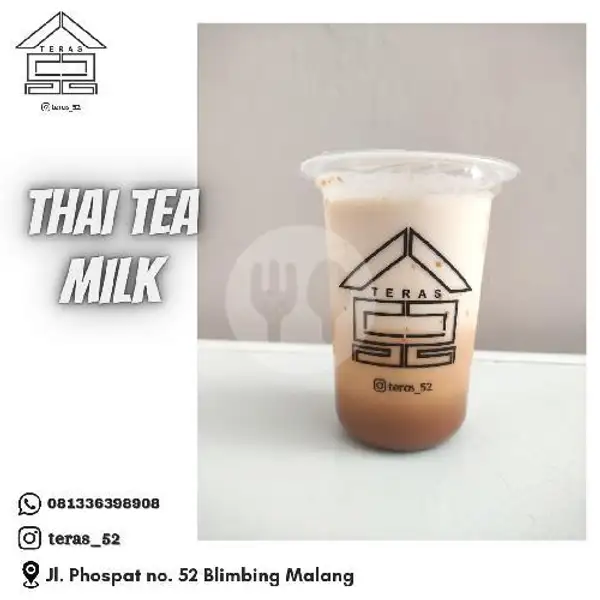 Thai Tea Milk | Es Kopi & Jus Teras 52 Blimbing