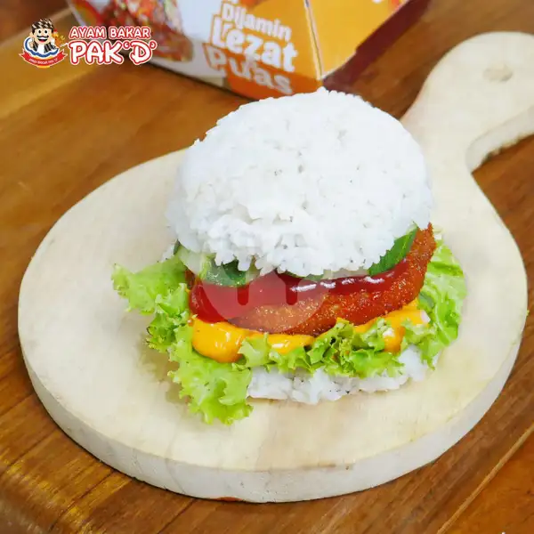 Soy Rice Burger | Ayam Bakar Pak 