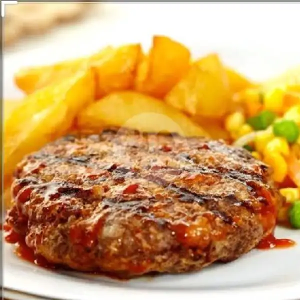 Steak Black Pepper+Nasi | Warung AA, Syahdan