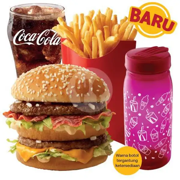 Paket Hemat Big Mac Beef Rasher, Lrg + Colorful Bottle | McDonald's, Bumi Serpong Damai
