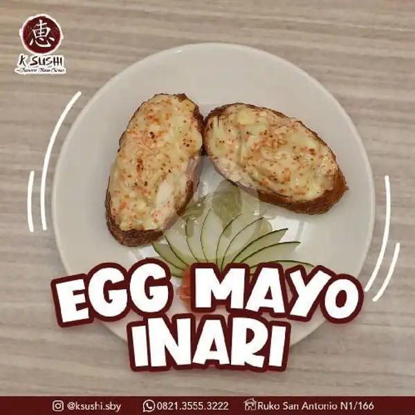 Egg Mayo Inari | KSushi, Kranggan