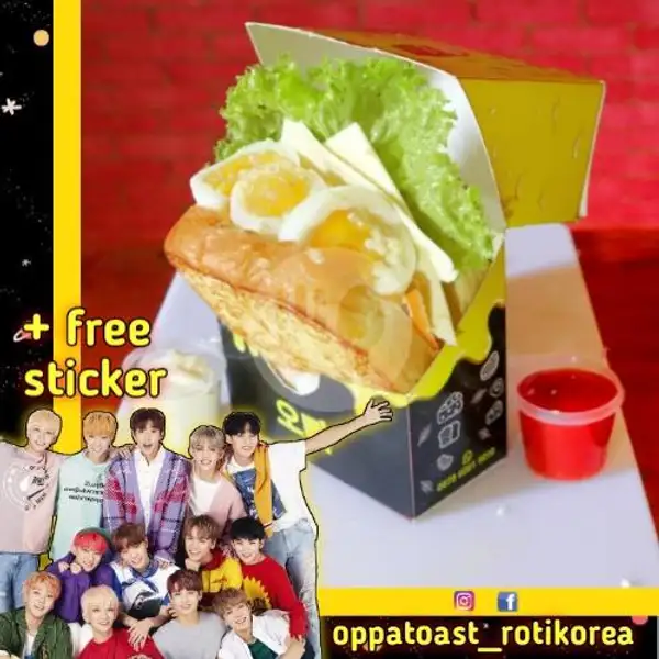Oppa SEVENTEEN - Vegetable + Egg | Oppa Toast Roti Bakar Korea