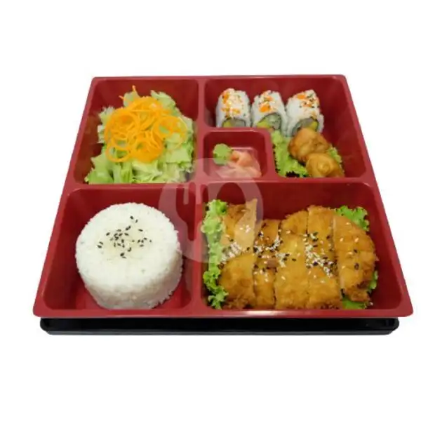 CHICKEN KATSU BENTO BOX | Fuji Japanese Cafe, Raya Tidar