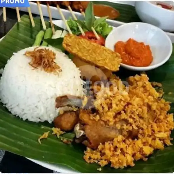 Paket Nasi Ayam Dada Goreng Kremes | Pecel Lele Hidayah, Tarumajaya