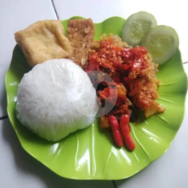 Paket Ayam Geprek | Sambal Ijo D'saif, Cihideung