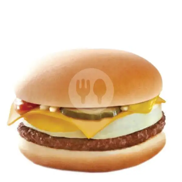 Cheese Burger With Egg | McDonald's, Muara Karang