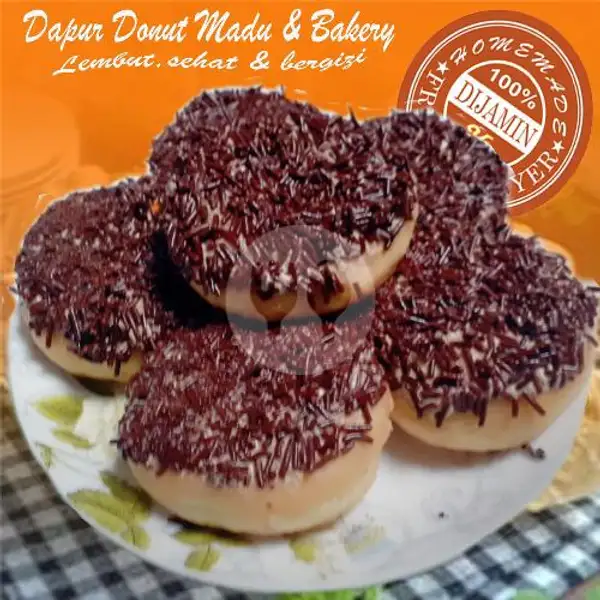 1/2 Lusin Donut Madu Mocca Meses | Dapur Donut Madu & Bakery Mini, Beji Timur