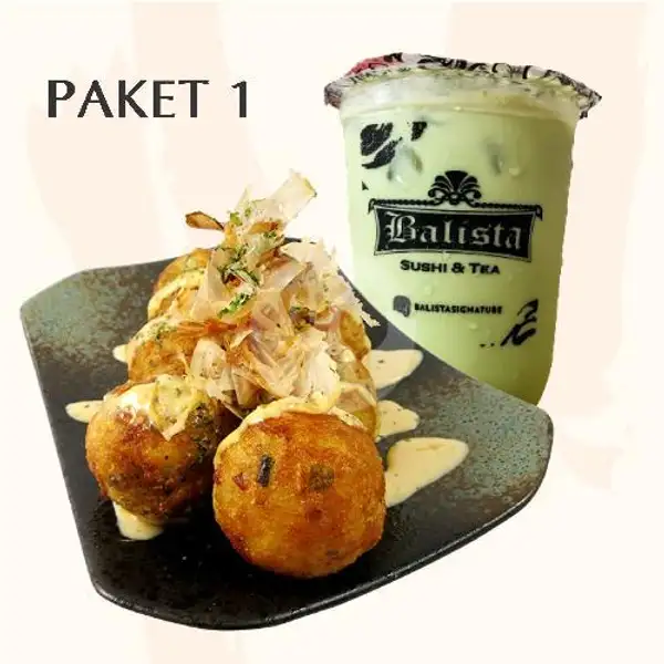 Paket 1 | Balista Sushi & Tea, Babakan Jeruk