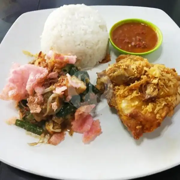 Nasi Pecal Ayam Penyet Dada | Ayam Penyet Jakarta, Dr Mansyur