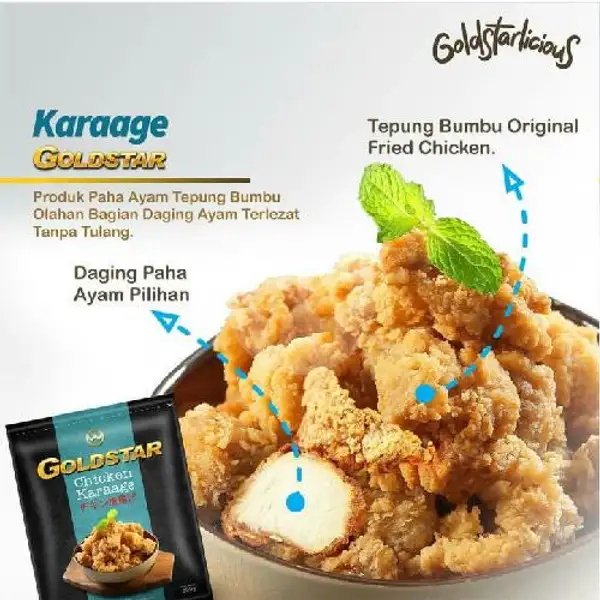 Goldstar Karaage | Maryam Frozen Food, Sidotopo Wetan Mulia