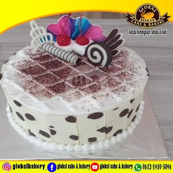 Tiramitsu Cake (TC 50) UK 18x18 | Global Cake & Bakery,  Jagakarsa