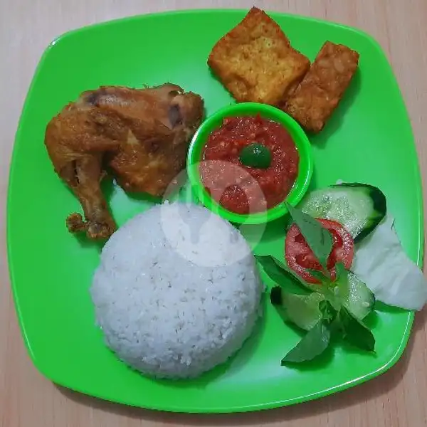 Paket Tajir Ayam Paha/dada Goreng | Lalapan Goreng/Bakar & Nasi /Mie goreng 