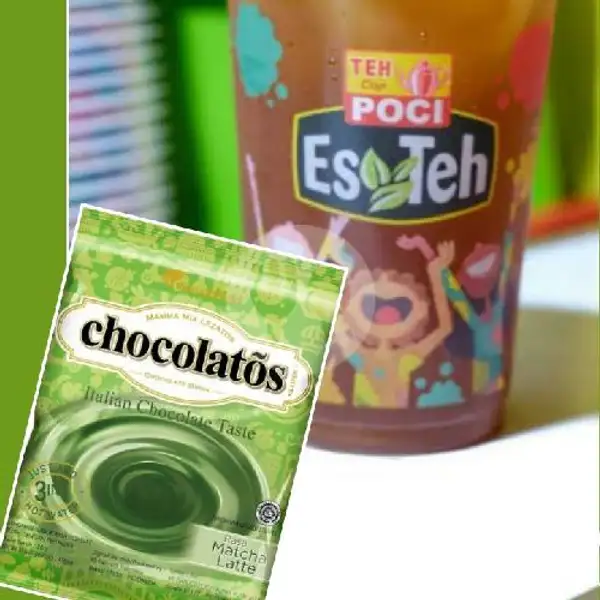 Es Teh Poci Chocolatos Matcha Latte | DD Teh Poci Soka