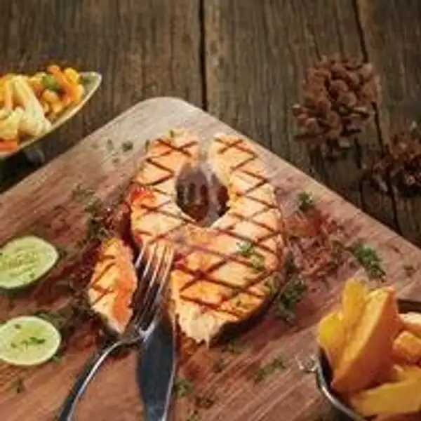 Salmon Steak | Abuba Steak, Prabu Dimuntur