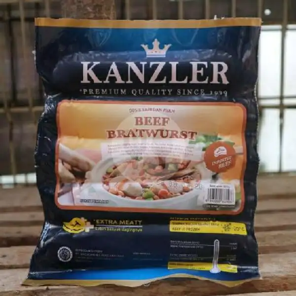 Kanzler Beef Bratwurst 360gr | White Soil Frozen Food, Gamping