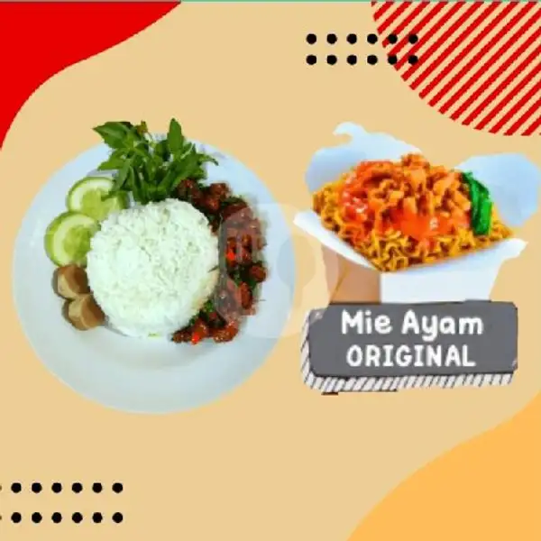 Nasi Ayam Kemangi + Mie Goreng Original | Mie Kekinian