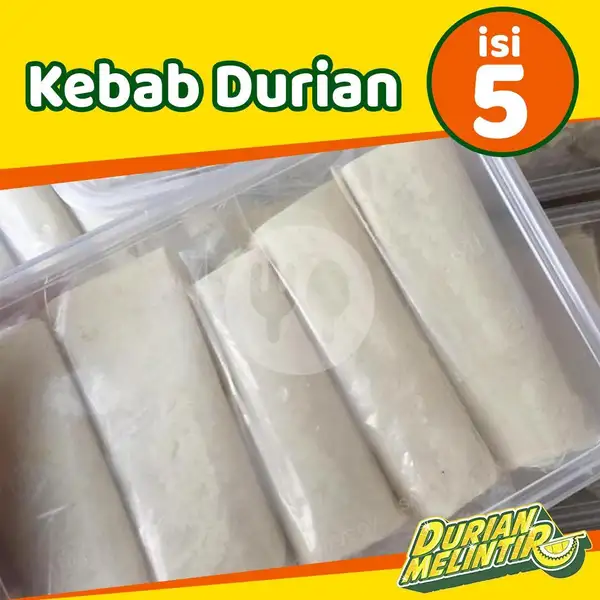 Kebab Durian Isi 5 | Durian Melintir, Pinang Ranti
