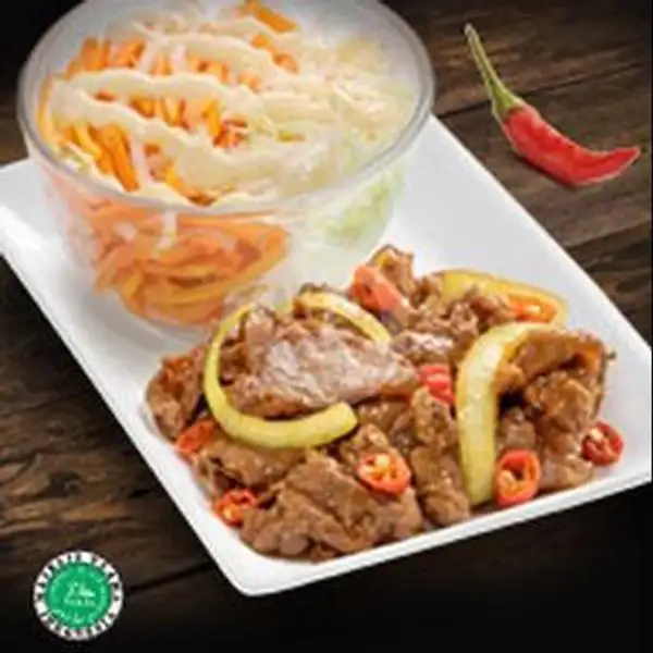 Hot & Spicy Beef Teriyaki | HokBen, Teuku Umar