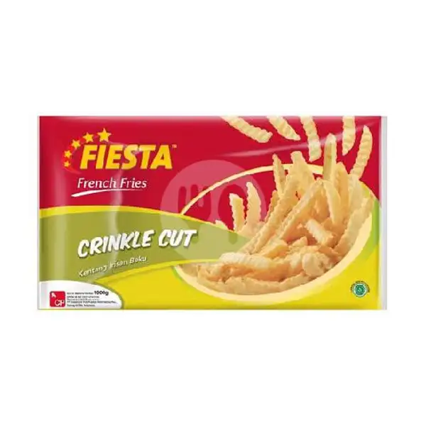 Fiesta Crincle Cut 1 Kg | Bumba Frozen Food