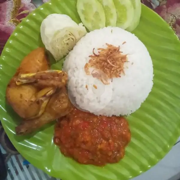 Pecel Ayam+nasi | Pecel Ayam Sambal Uleq & Nasi Goreng Doa Bunda, Kuranji